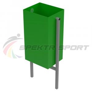 Купить Урна для мусора прямоугольная 370х250х650 мм в Болотном 