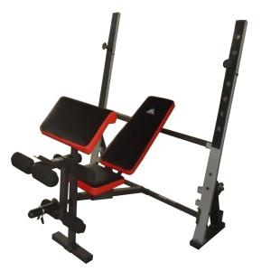 Купить Скамья со стойками под штангу DFC D1066 в Болотном 