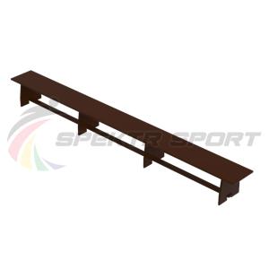 Купить Скамья гимнастическая (лам. фанера 15мм) 2500х240х245мм в Болотном 