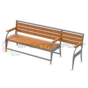 Купить Скамья с местом для коляски в Болотном 