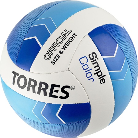Купить Мяч волейбольный Torres Simple Color любительский р.5 в Болотном 